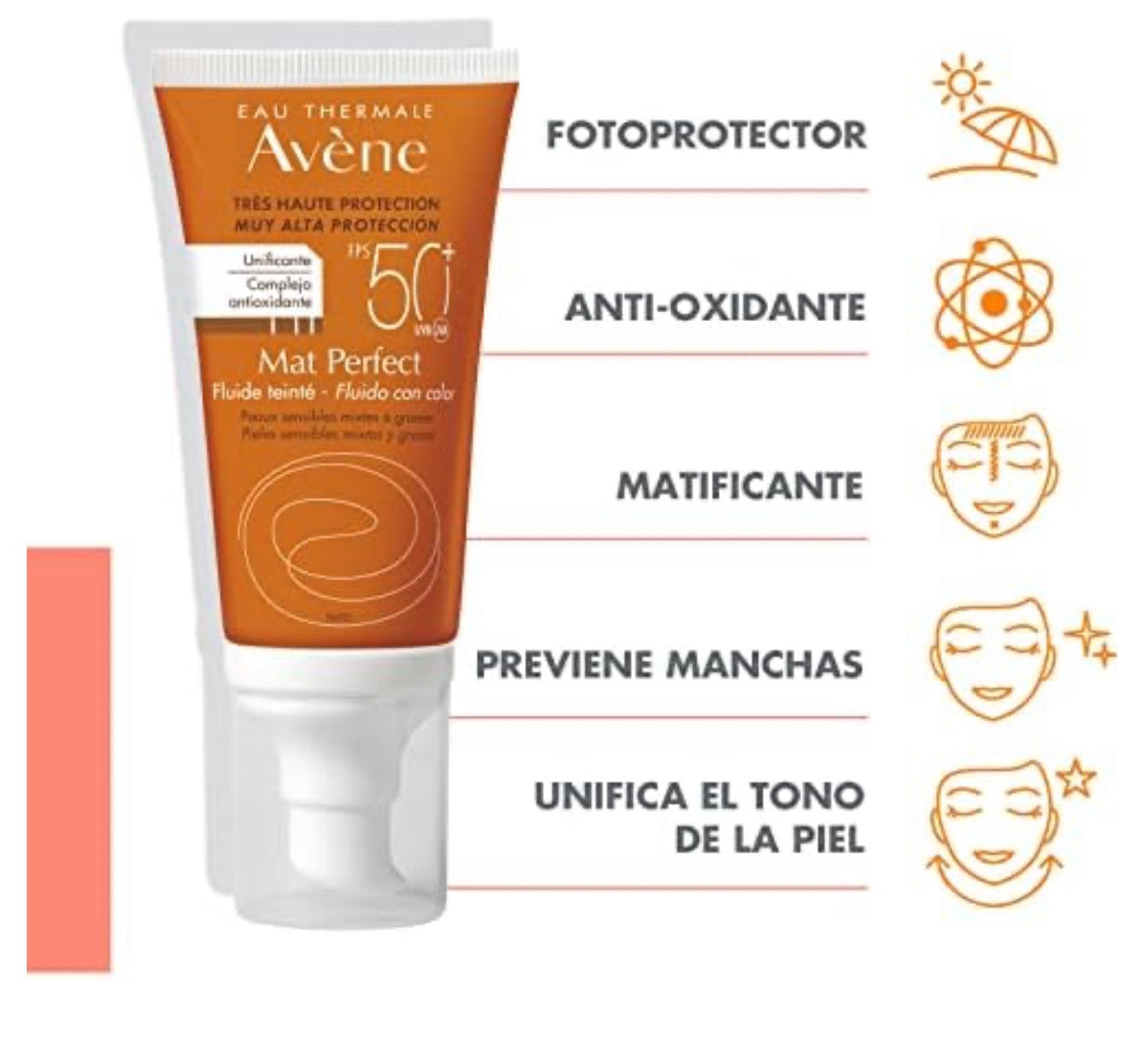 Avène Solaire Crème SPF 50+ Très Haute Protection Protection Solaire Visage Peaux Sensibles - 50ml